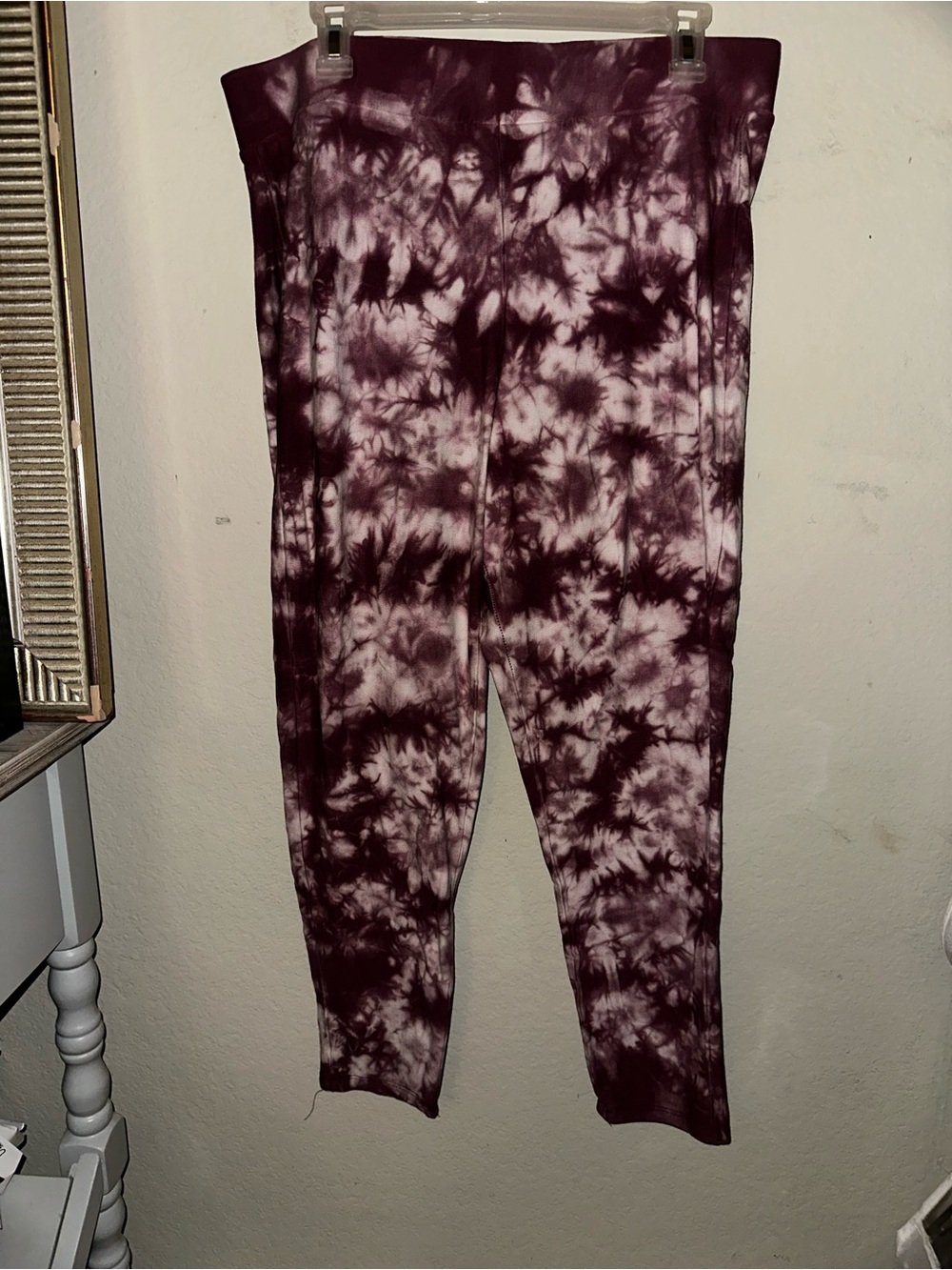 Torrid pink tie dye fleece leggings plus size 2X